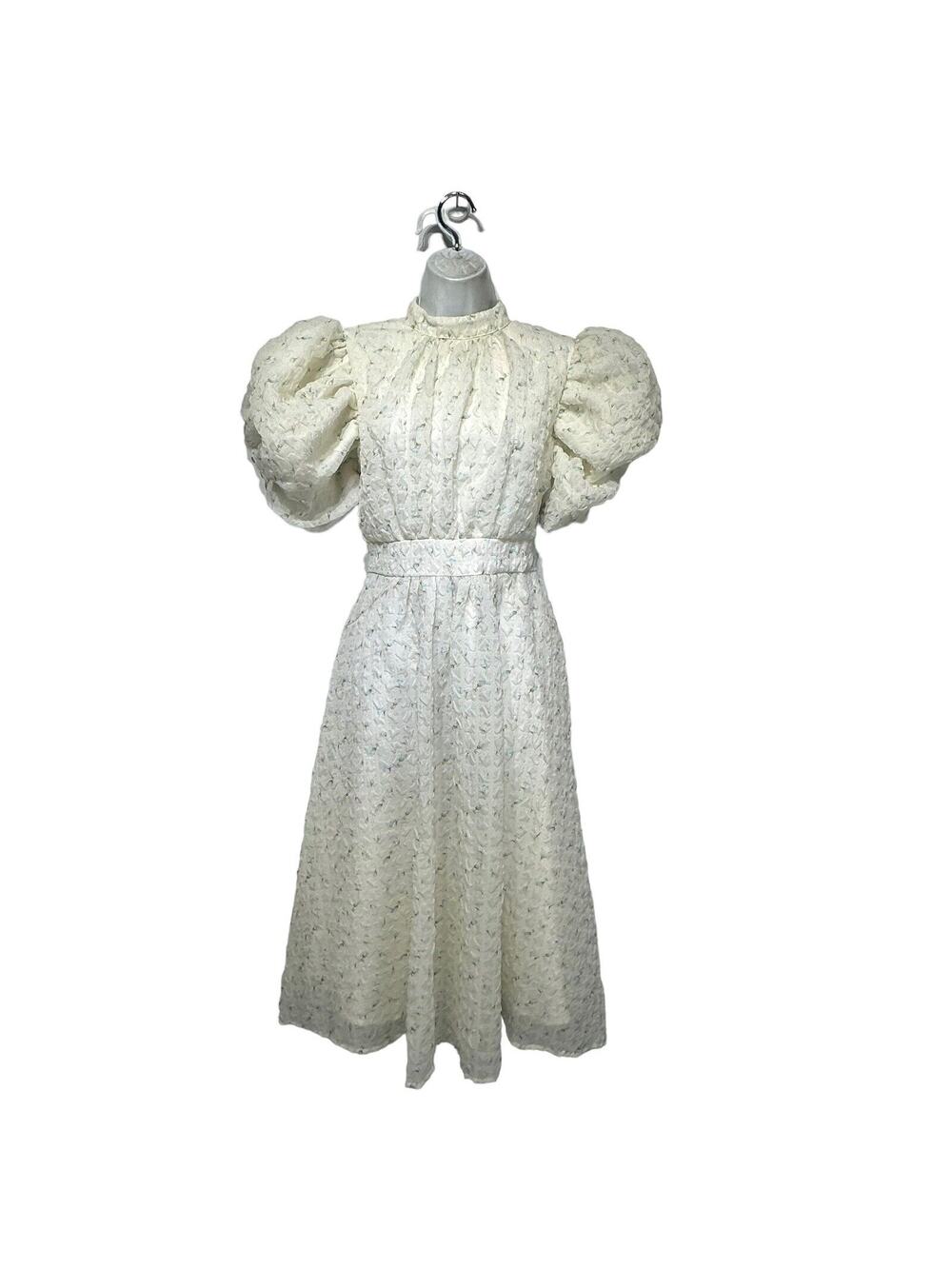 ALB anne louise boutique Safia Puff Sleeve Dress Size 10